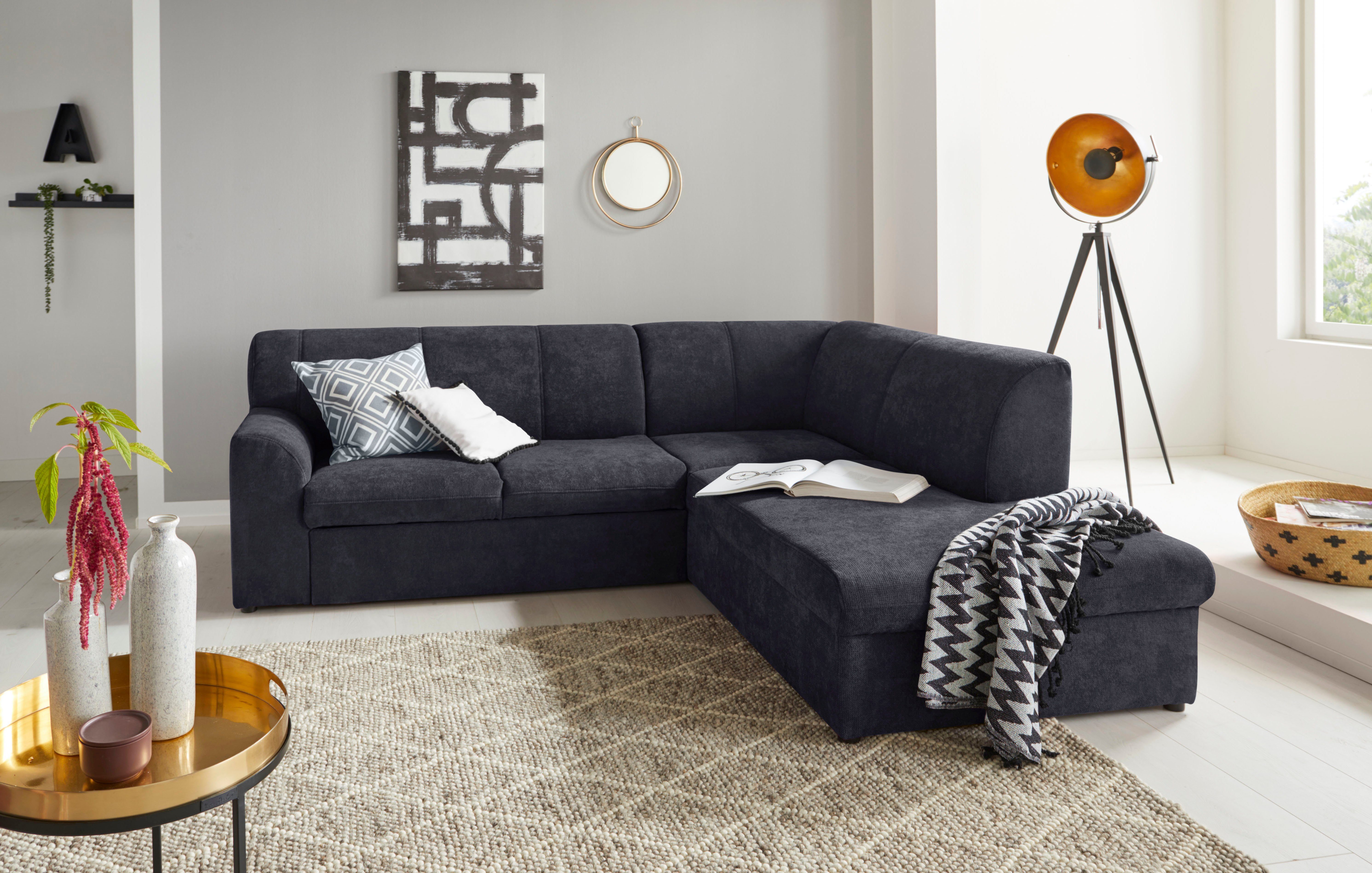 DOMO collection Ecksofa Topper zeitlos elegant, günstig online kaufen