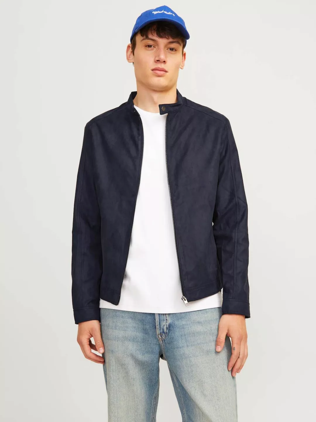 Jack & Jones Lederimitatjacke "JJEDYLAN CLEAN JACKET NOOS", ohne Kapuze, mi günstig online kaufen