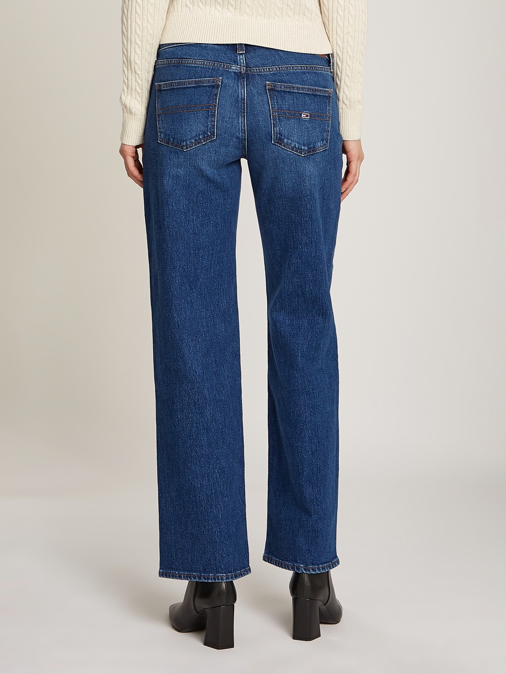 Tommy Jeans Straight-Jeans SOPHIE LW STR CH0152 mit Nieten günstig online kaufen