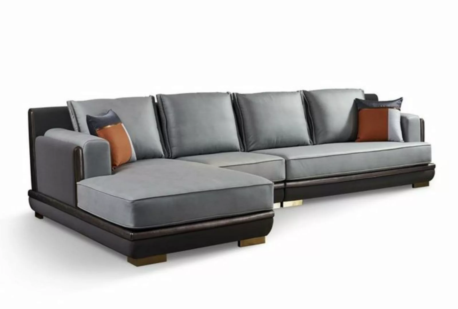 JVmoebel Ecksofa, Design Esk Ecksofa L form Modern Sofas Ledersofa Couch günstig online kaufen