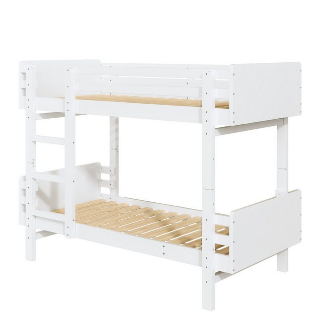 Odikalo Kinderbett Etagenbett Plattformbett Hochbett 90x190cm Massivholz um günstig online kaufen