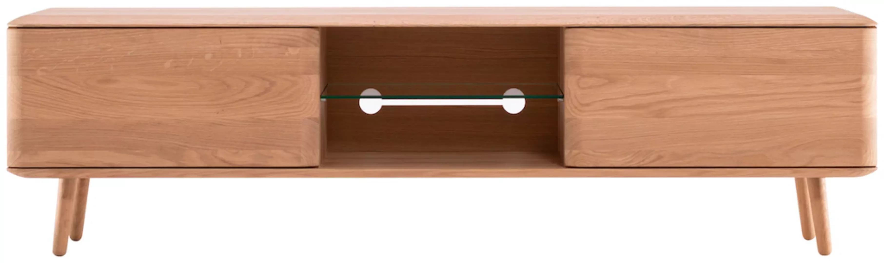 whiteoak Lowboard "Malin", Eichenholz, Push-to-Open Funktion, verschiedene günstig online kaufen