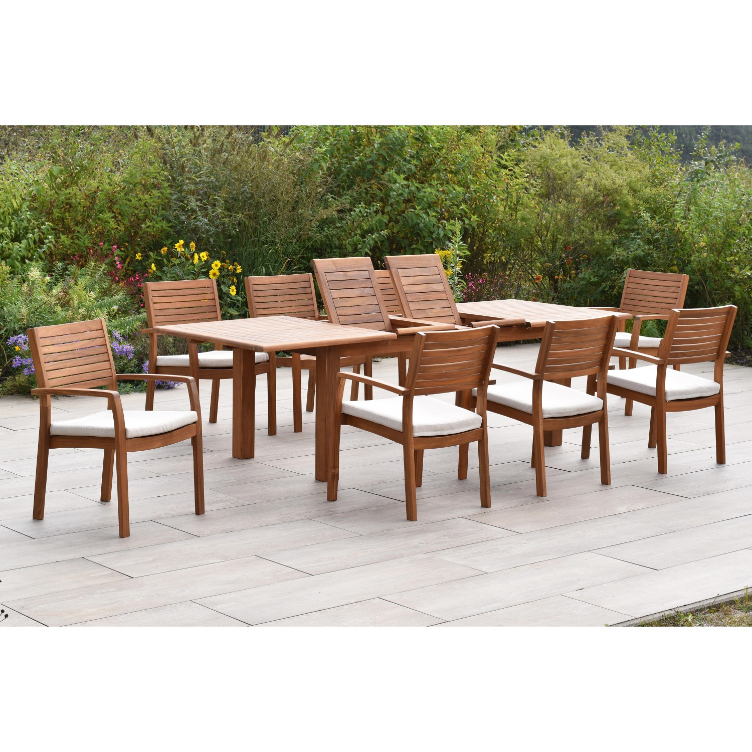 MERXX Garten-Essgruppe »Batavia«, (Set, 17-tlg., Tisch günstig online kaufen