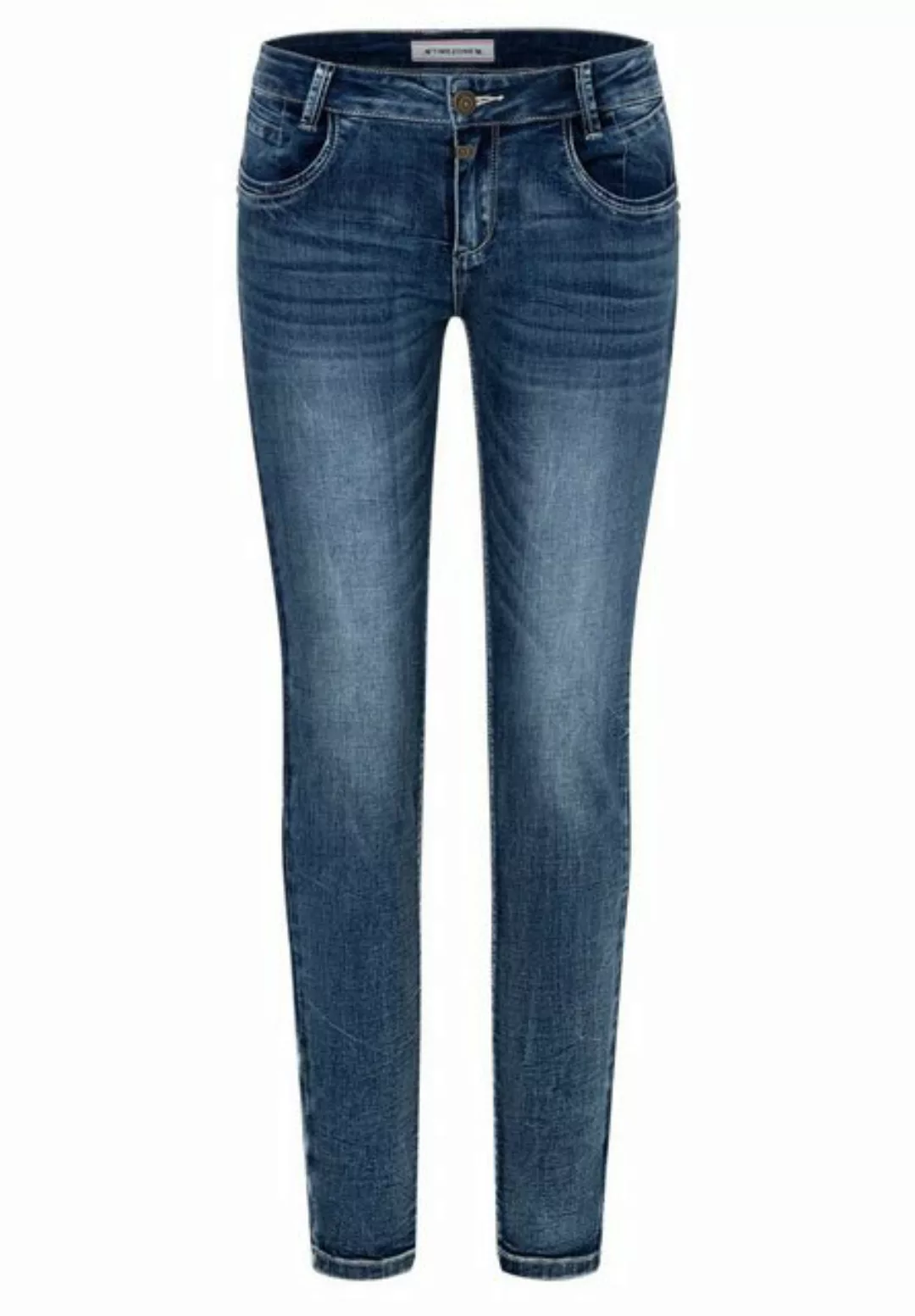 TIMEZONE Skinny-fit-Jeans Skinny Jeans Hose Denim Pants Mid Waist THIGHT SA günstig online kaufen