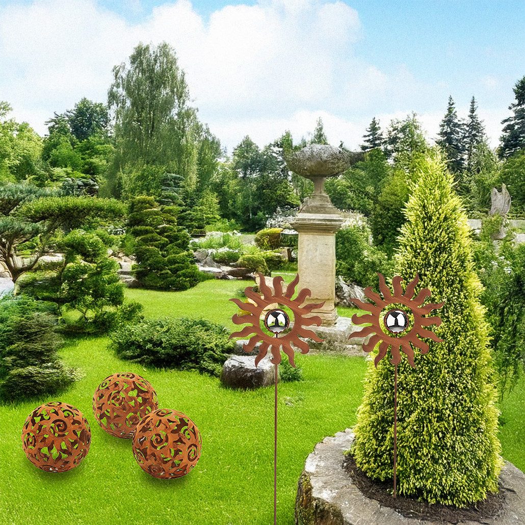 Kobolo Gartenstecker Dekostecker FREYA in Rostoptik günstig online kaufen