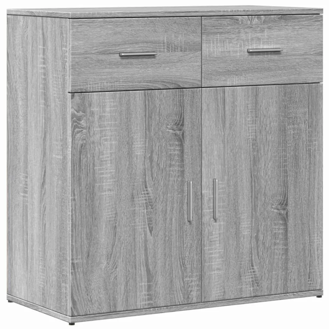 vidaXL Sideboard Sideboard Grau Sonoma 79x38x80 günstig online kaufen