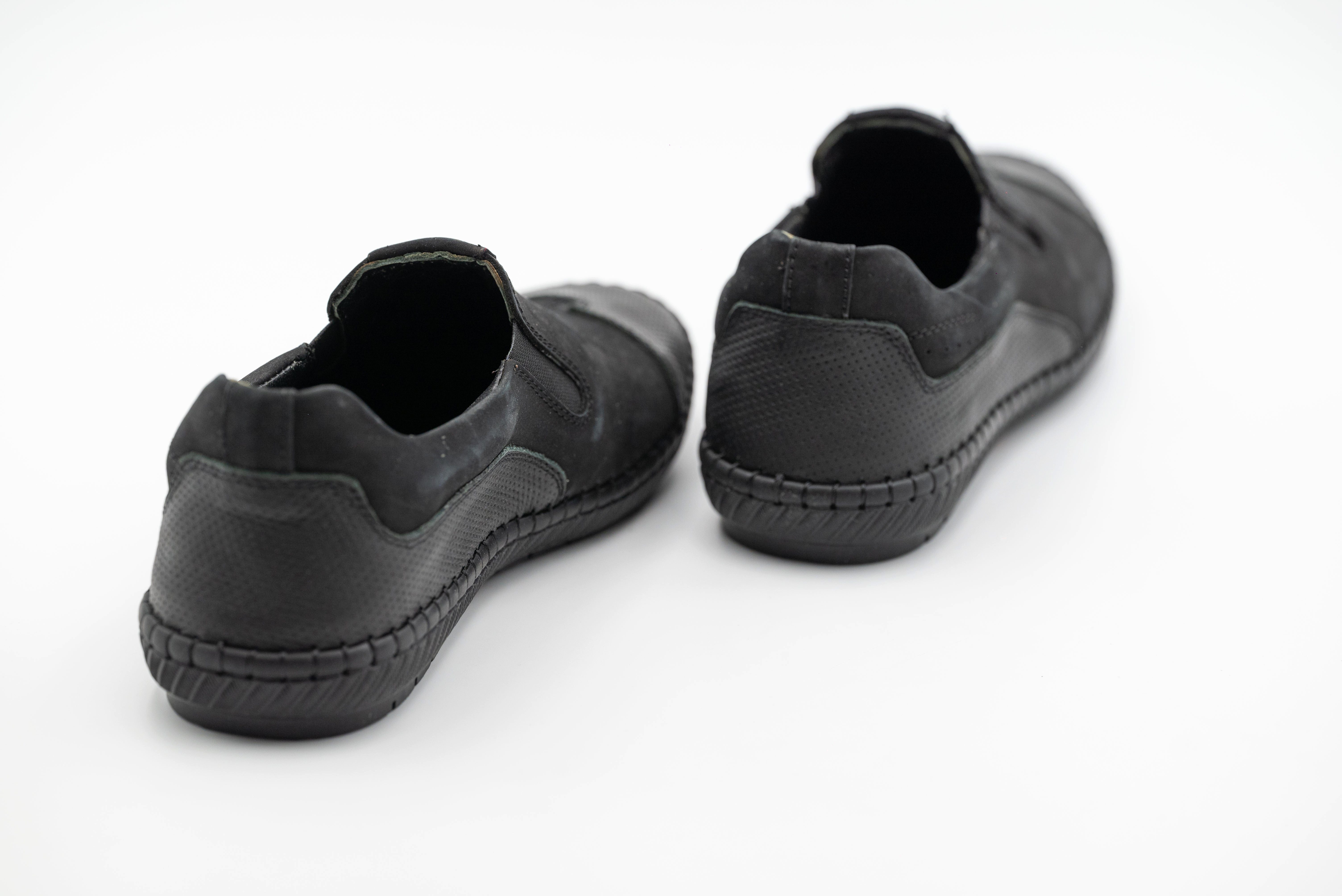 LaMarta Schwarze Herren Mokassins aus echtem günstig online kaufen