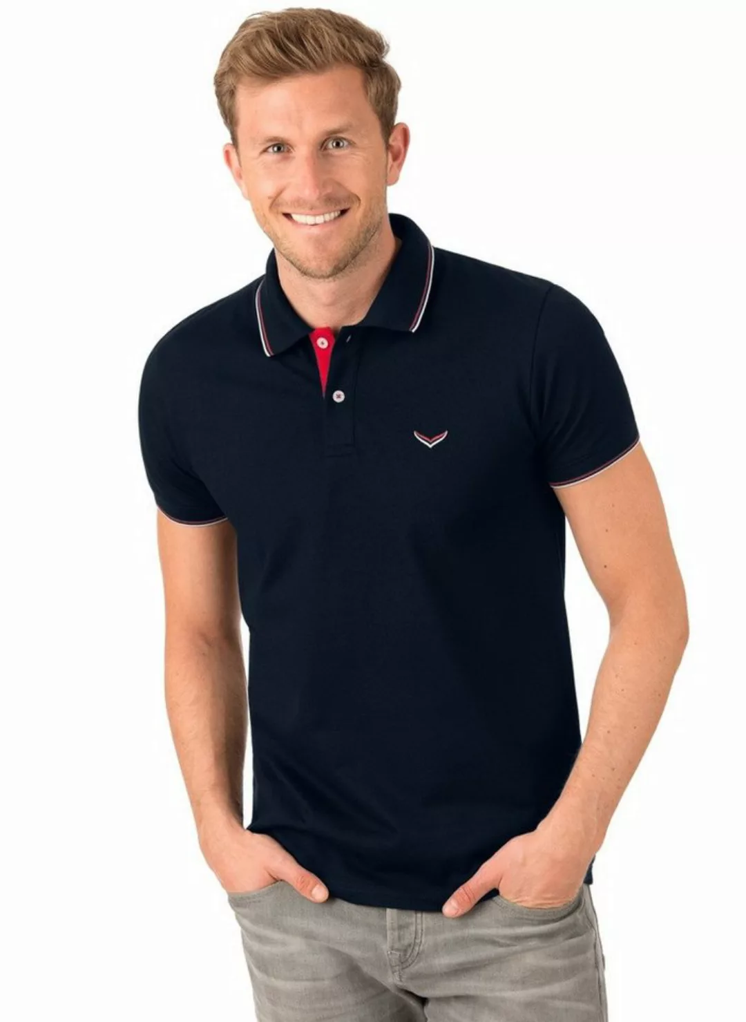 Trigema Poloshirt TRIGEMA Slim Fit Polohemd (1-tlg) günstig online kaufen