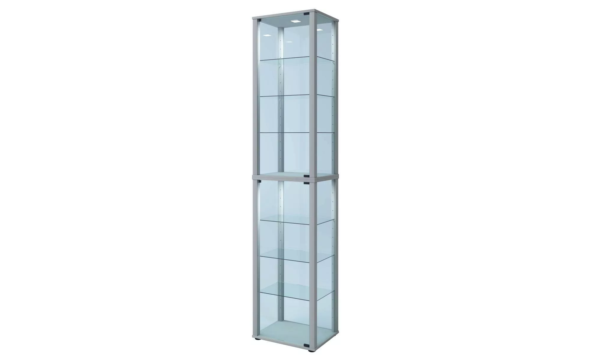 VCM Vitrine "VCM Glasvitrine stehend  Vitrine Glas mit ESG-Sicherheitsglas günstig online kaufen