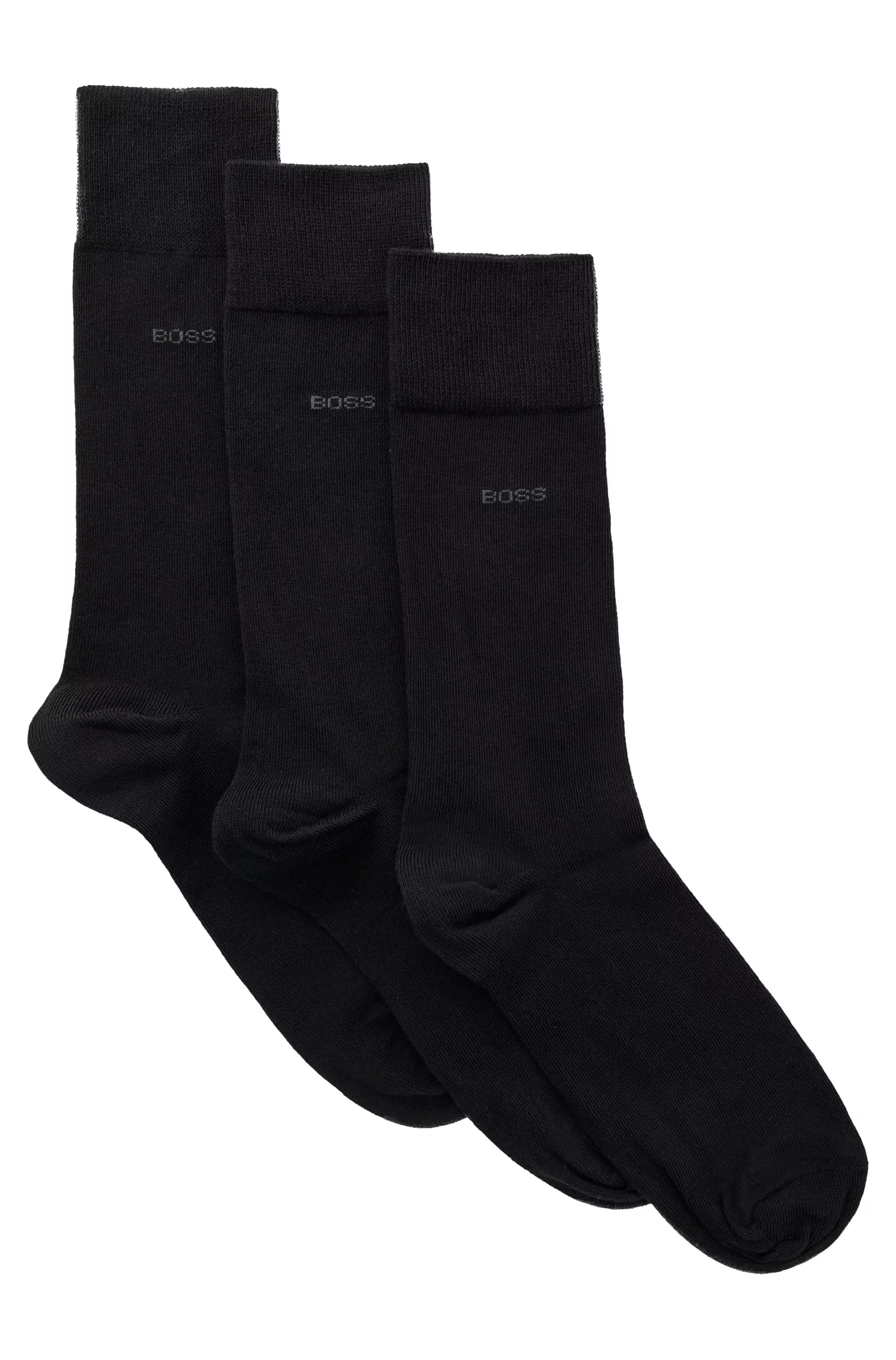 BOSS Socken, (3 Paar), mit eingenähtem Logoschriftzug günstig online kaufen