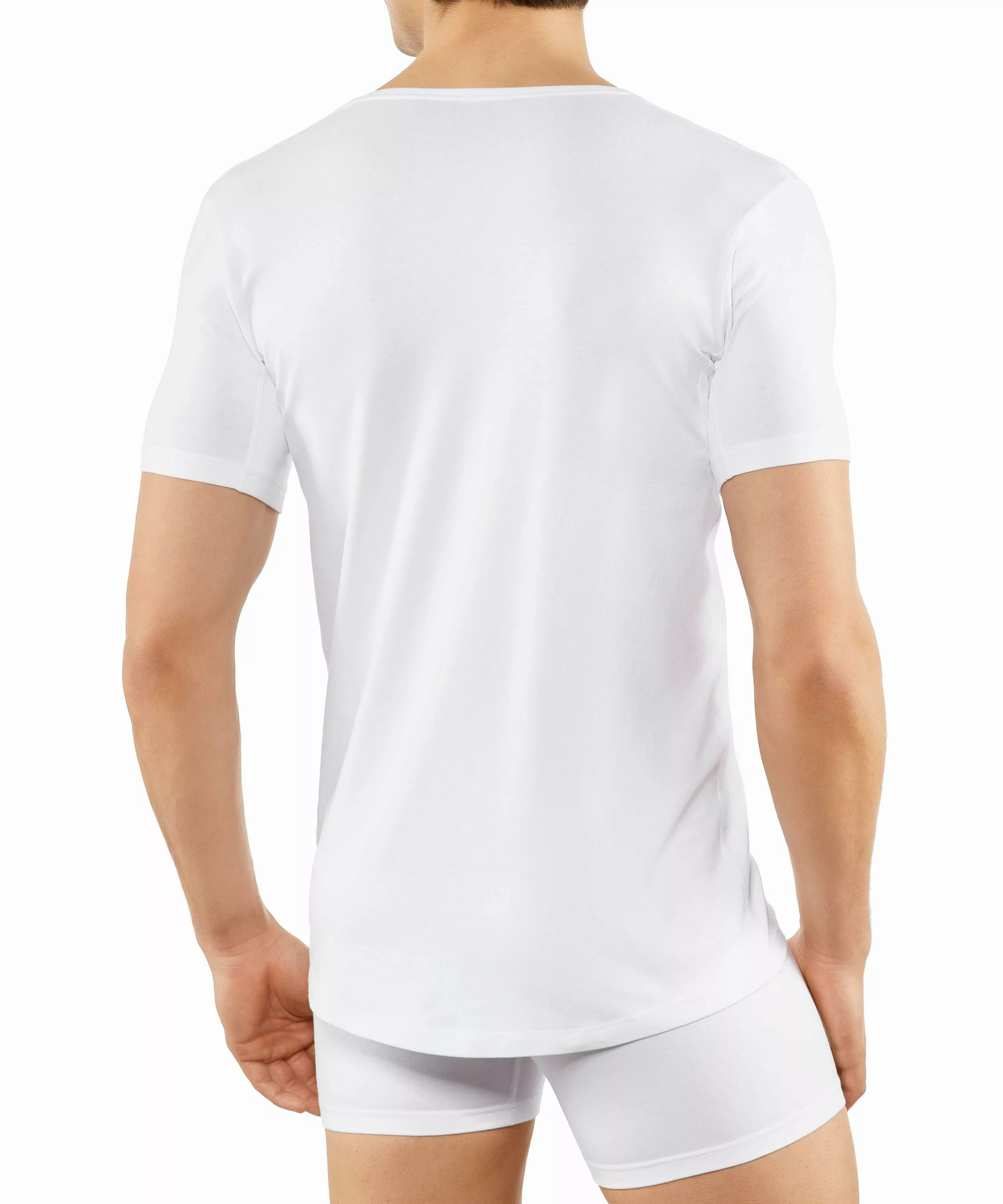FALKE Herren T-Shirt Daily Climate Control, XL, Weiß, Uni, Baumwolle, 68014 günstig online kaufen