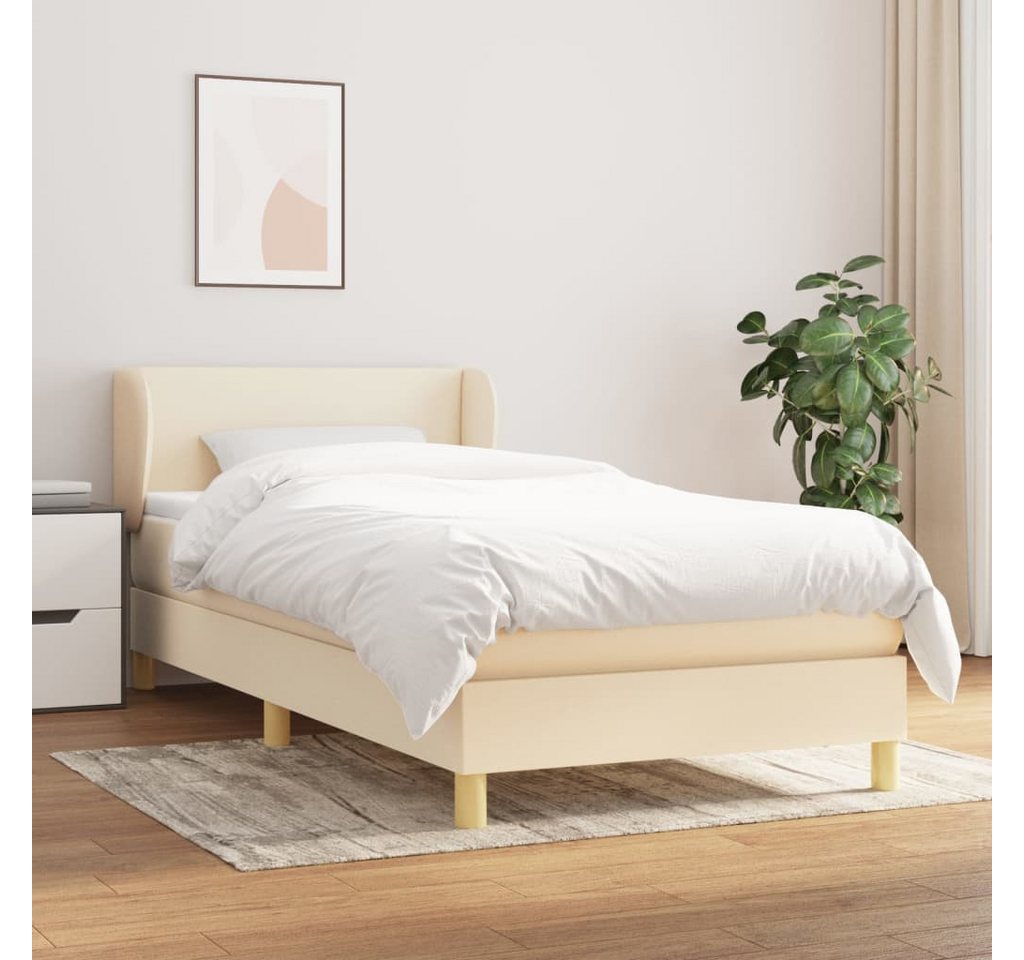 vidaXL Boxspringbett Bett Boxspringbett mit Matratze & Topper Stoff verschi günstig online kaufen