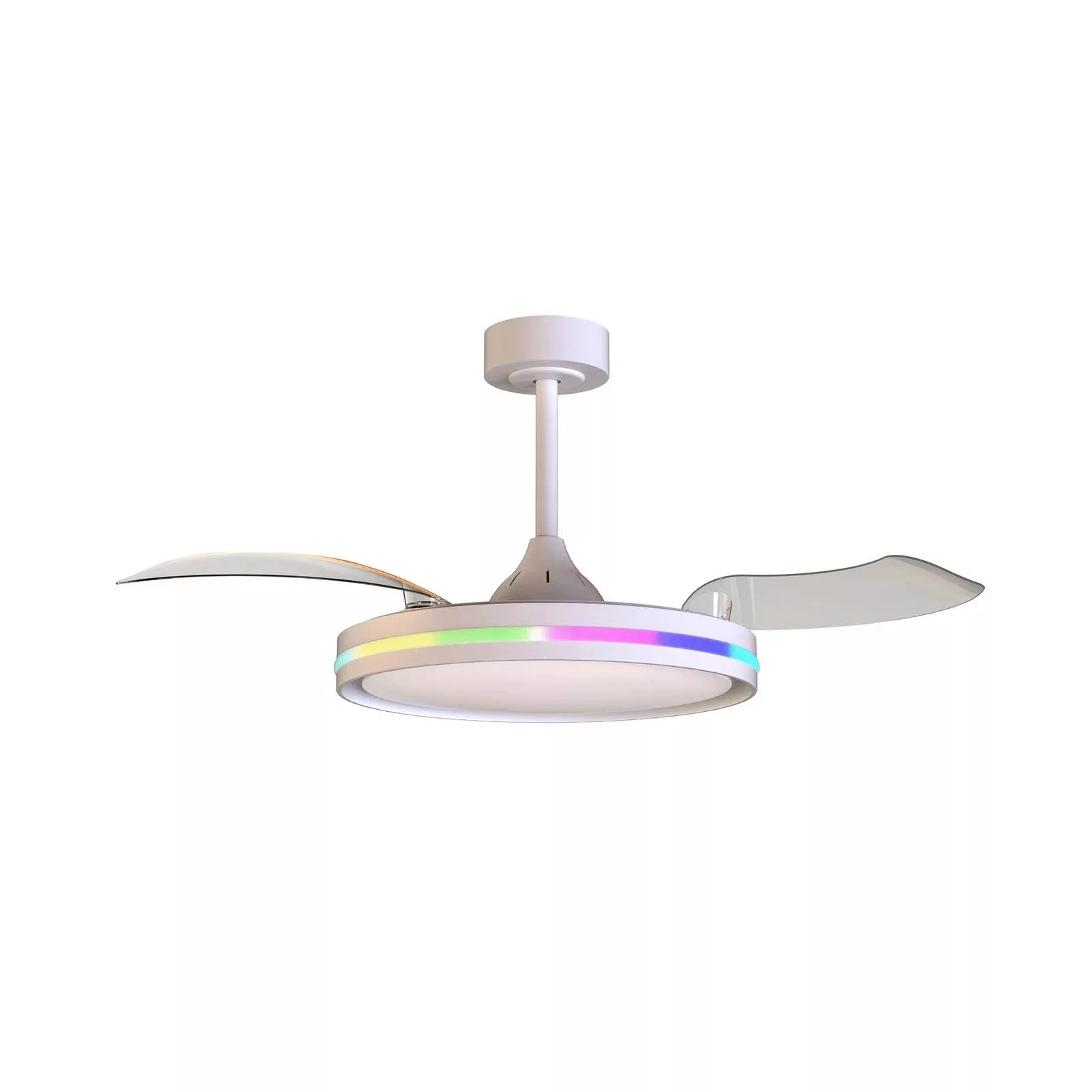 LED-Deckenventilator Rafaga weiß DC leise Ø 106 cm CCT RGB günstig online kaufen