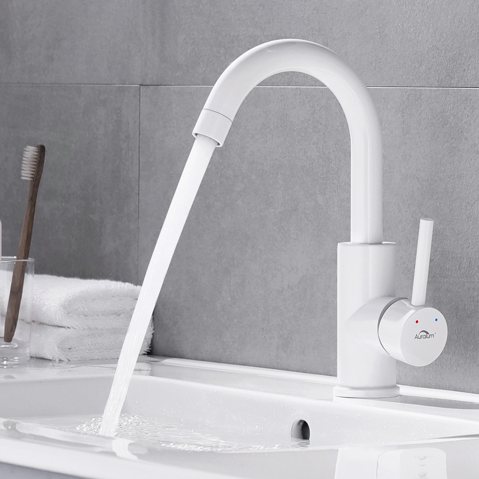 Auralum Max Waschtischarmatur Wasserhahn Waschbecken Badarmatur günstig online kaufen