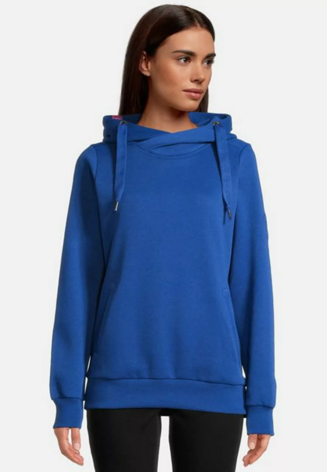 salzhaut Kapuzenpullover Damen Hoodie Pullover Sünn unifarben - Sweater mit günstig online kaufen
