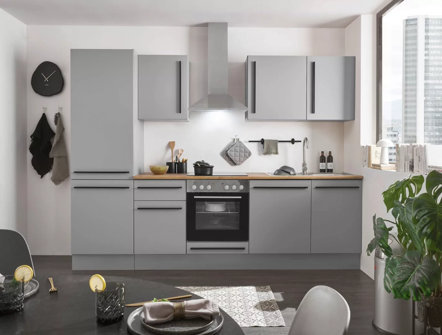 BASIC by Balculina Winkelküche »Denver, Küche BxHxT 280 x 211 x 60«, Breite günstig online kaufen