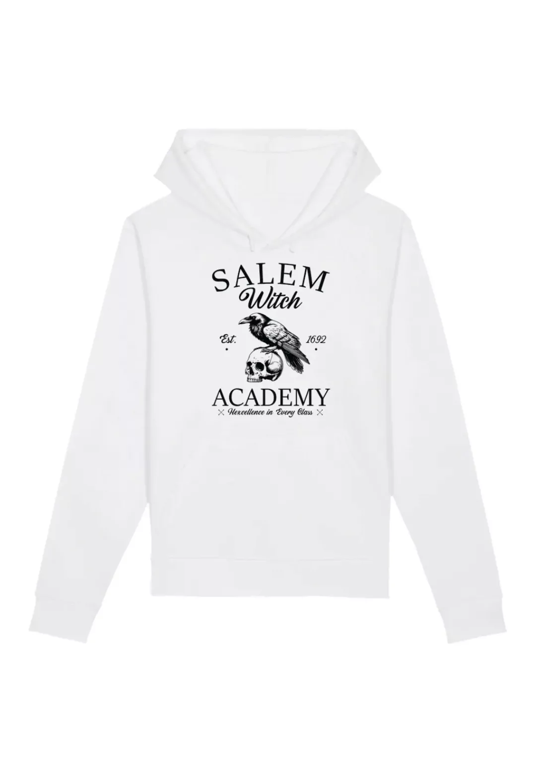 F4NT4STIC Kapuzenpullover "Halloween University Salem witch crow skull", Pr günstig online kaufen