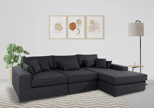 RAUM.ID Ecksofa »Enid L-Form«, 3 Teile, bestehend aus Modulen, in vielen Be günstig online kaufen
