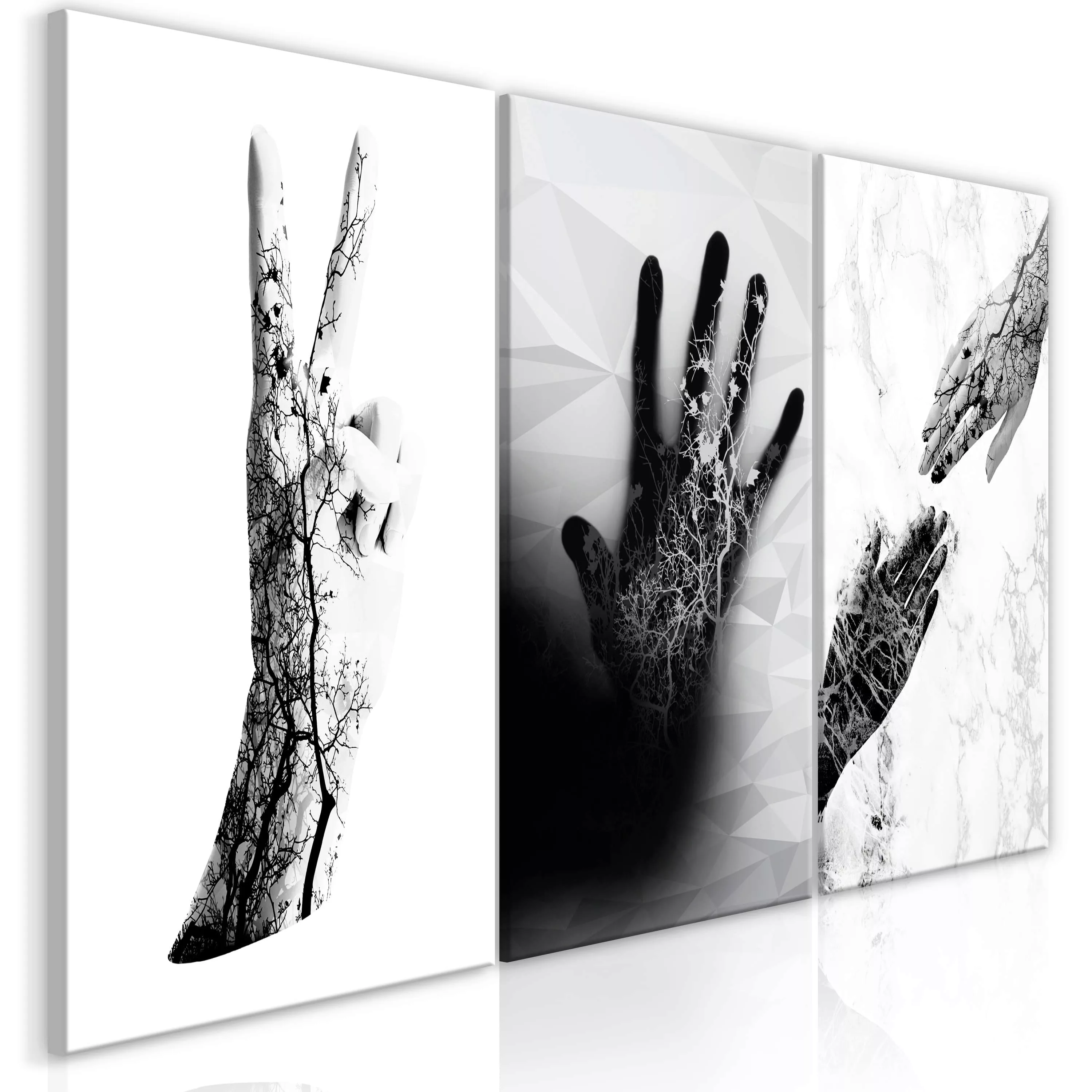 Wandbild - Female Hands (3 Parts) günstig online kaufen