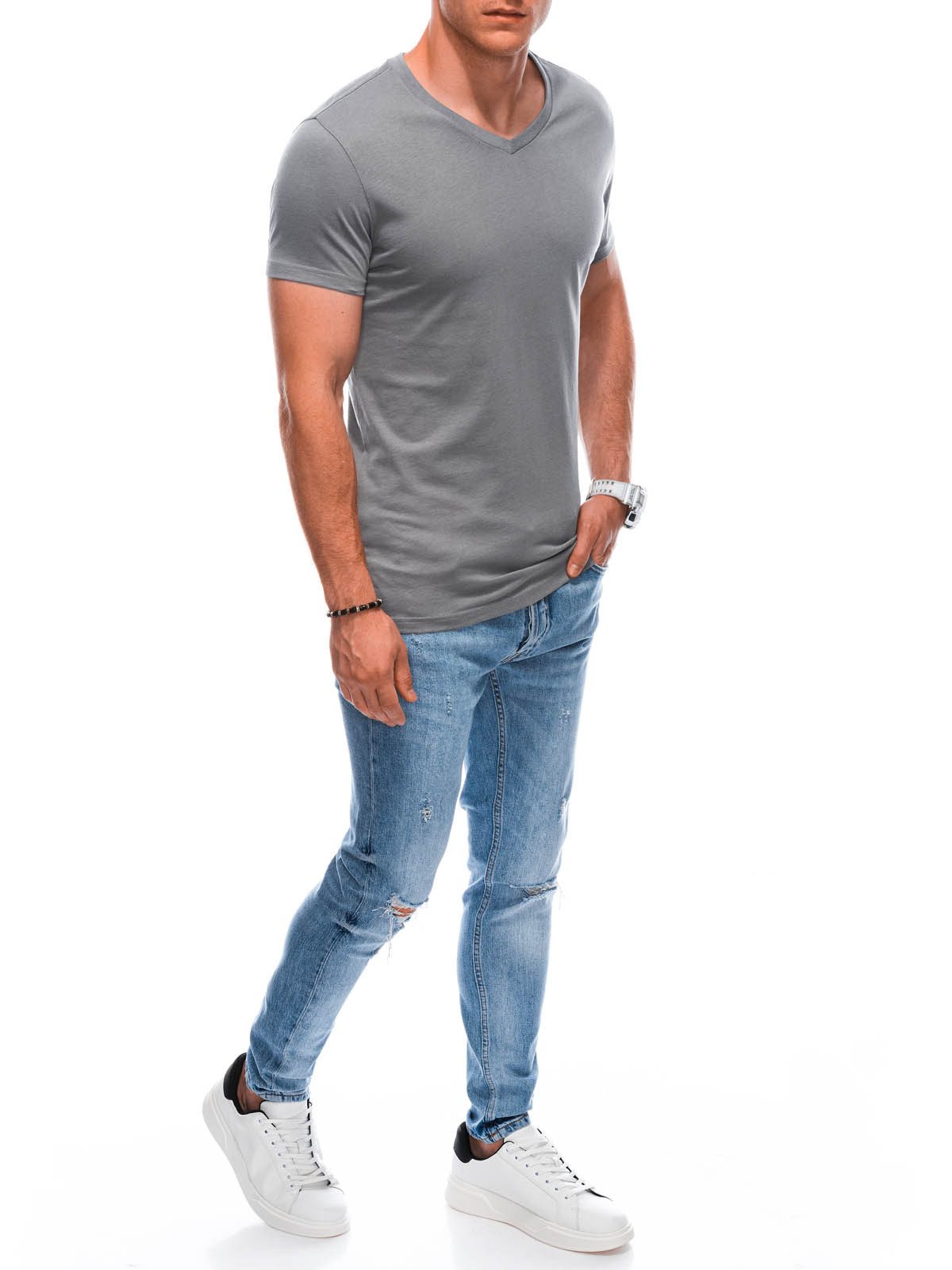 Edoti T-Shirt klassisches Herren-T-Shirt günstig online kaufen