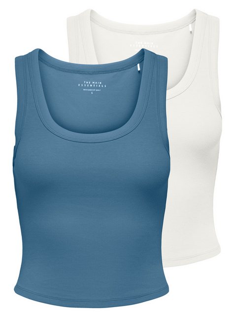 ONLY Tanktop ONLEASY S/L TANK TOP JRS 2 PACK (Set, 2-tlg) günstig online kaufen