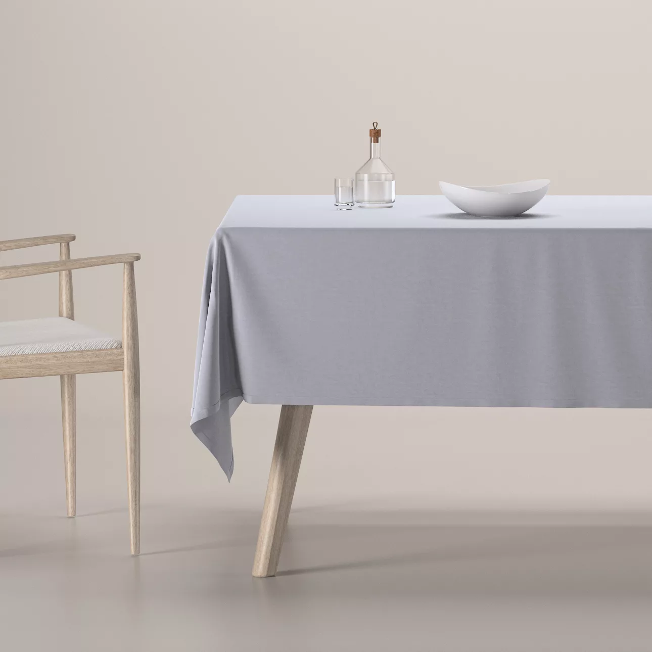 Rechteckige Tischdecke, grau, Velvet (704-24) günstig online kaufen