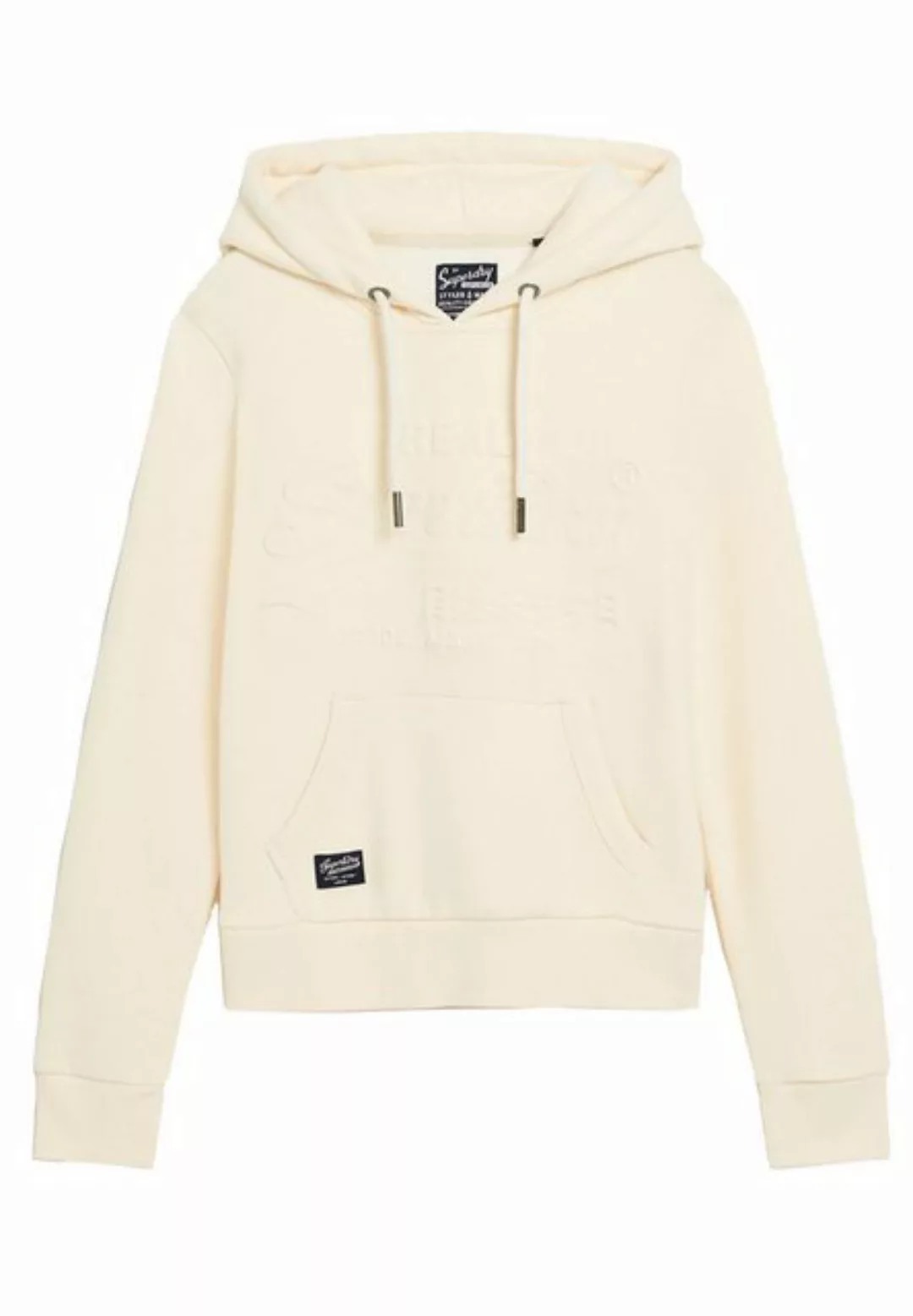 Superdry Hoodie Superdry Damen Hoody EMBOSSED VL GRAPHIC HOODIE Rice White günstig online kaufen