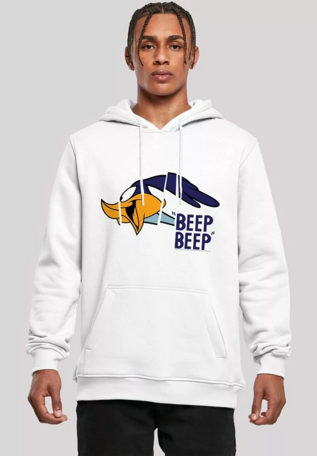 F4NT4STIC Sweatshirt Hoodie 'Looney Tunes Roadrunner Beep Beep' Herren,Prem günstig online kaufen