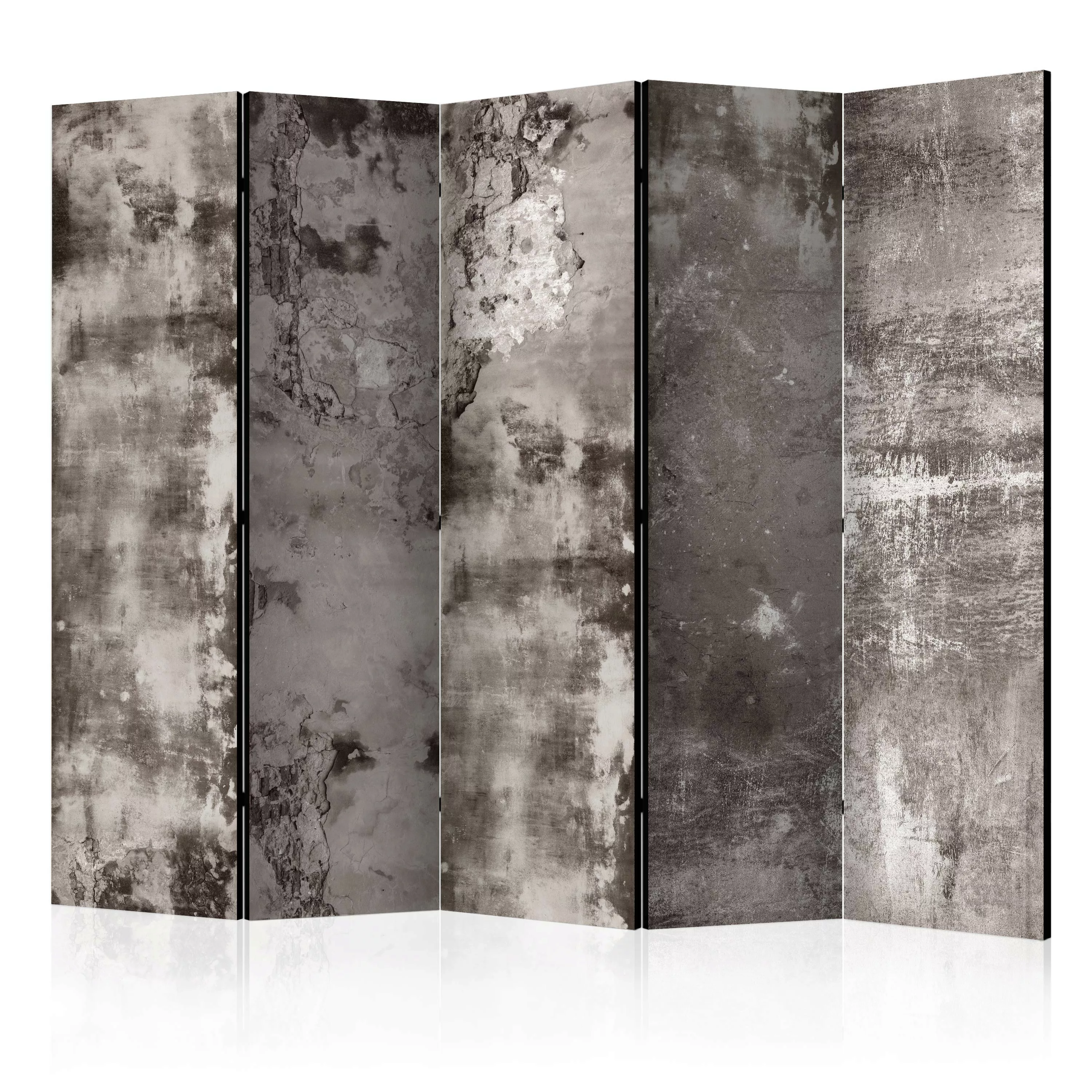 5-teiliges Paravent - Old Plaster Ii [room Dividers] günstig online kaufen