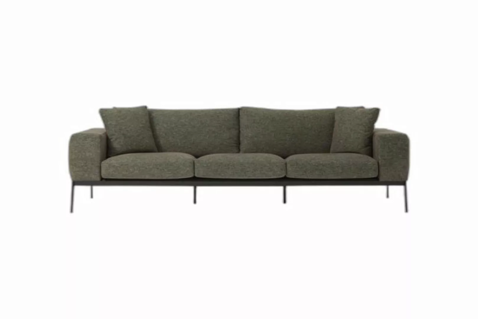 Xlmoebel 3-Sitzer Dreisitzersofa Dunkelgrün Stoff für modernes, luxuriöses günstig online kaufen