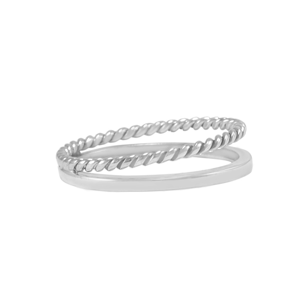 Silber Ring Kordel Doppel Gedreht Fair-trade Und Handmade günstig online kaufen