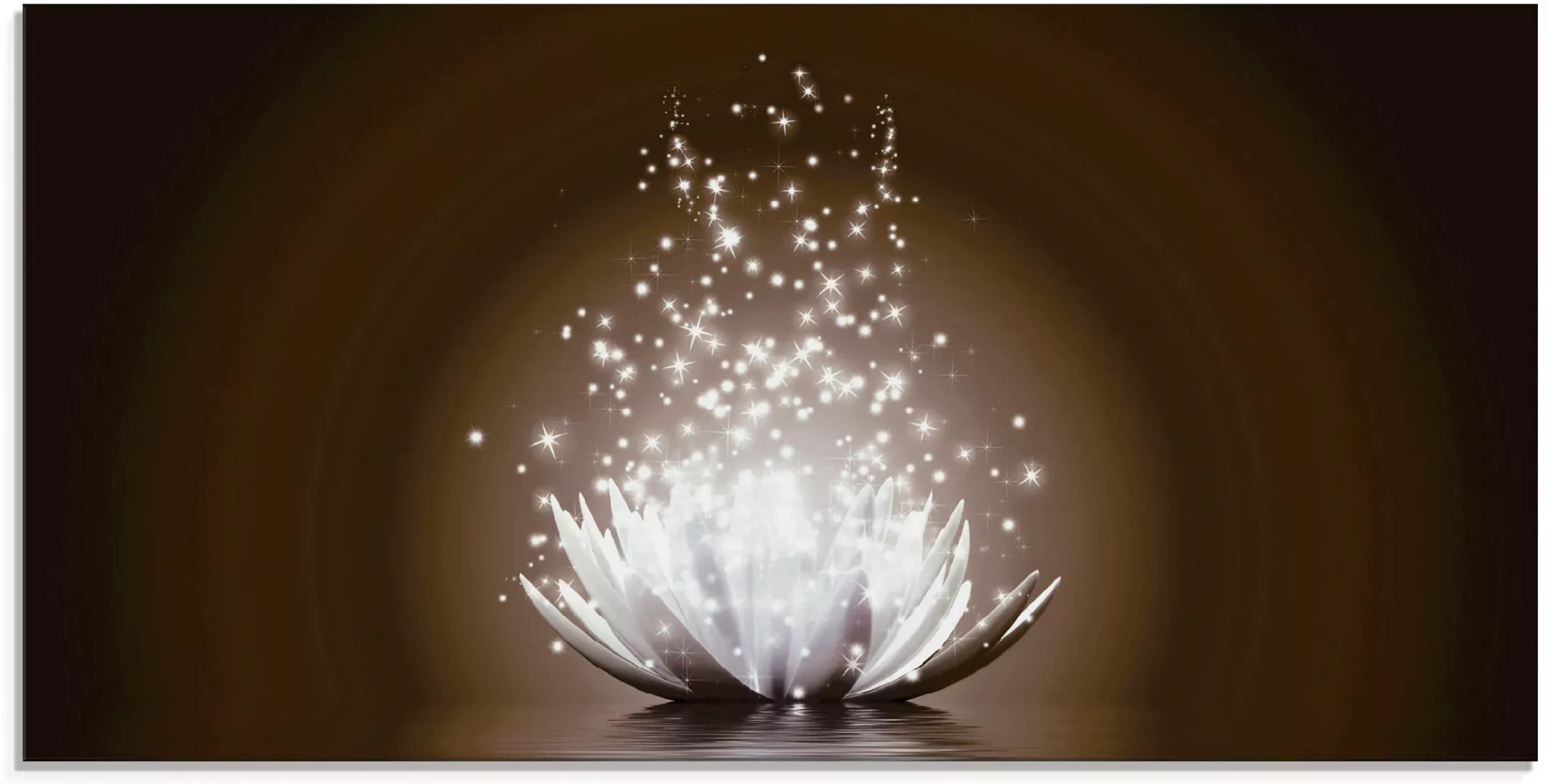 Artland Glasbild »Magie der Lotus-Blume«, Blumen, (1 St.), in verschiedenen günstig online kaufen