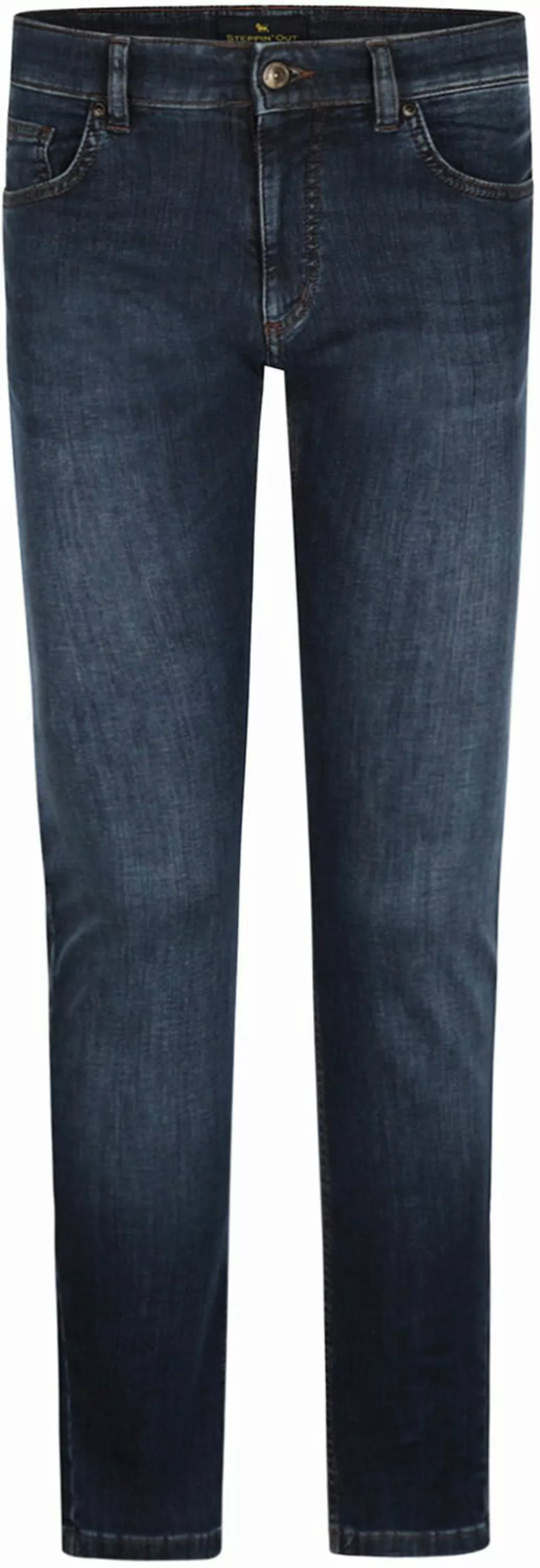 Steppin' Out Jeans New Russel Medium Denim Blau - Größe W 38 - L 34 günstig online kaufen