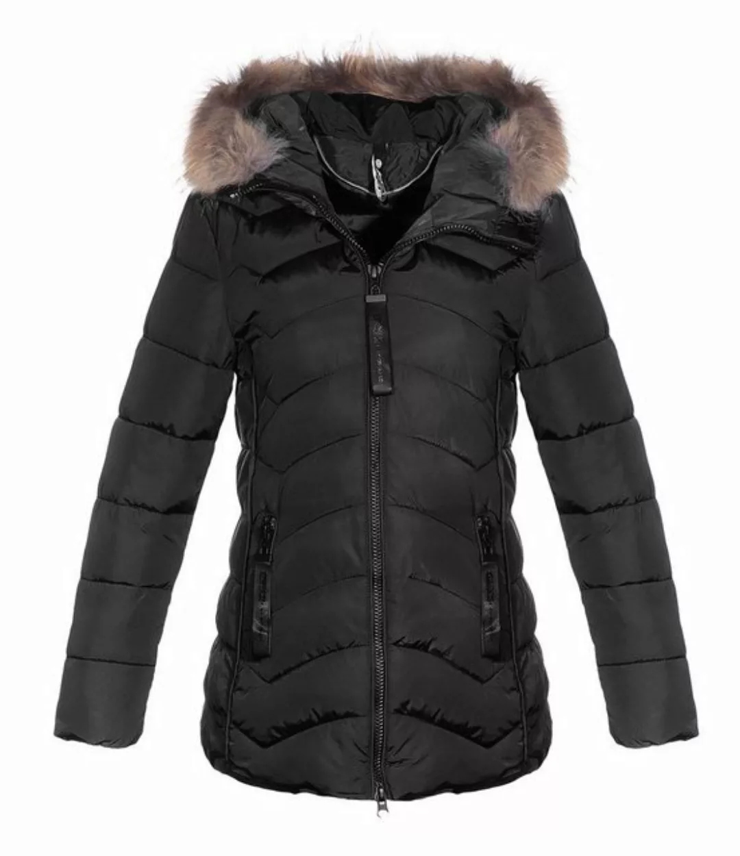 CLEO STYLE Winterjacke Jacke 1569 Schwarz L günstig online kaufen