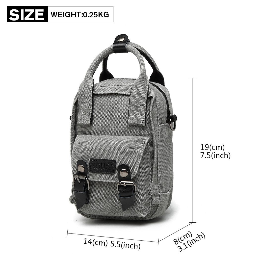 KONO Minirucksack Damen/Herrn Leichter Schulterrucksack (19x14x8 günstig online kaufen