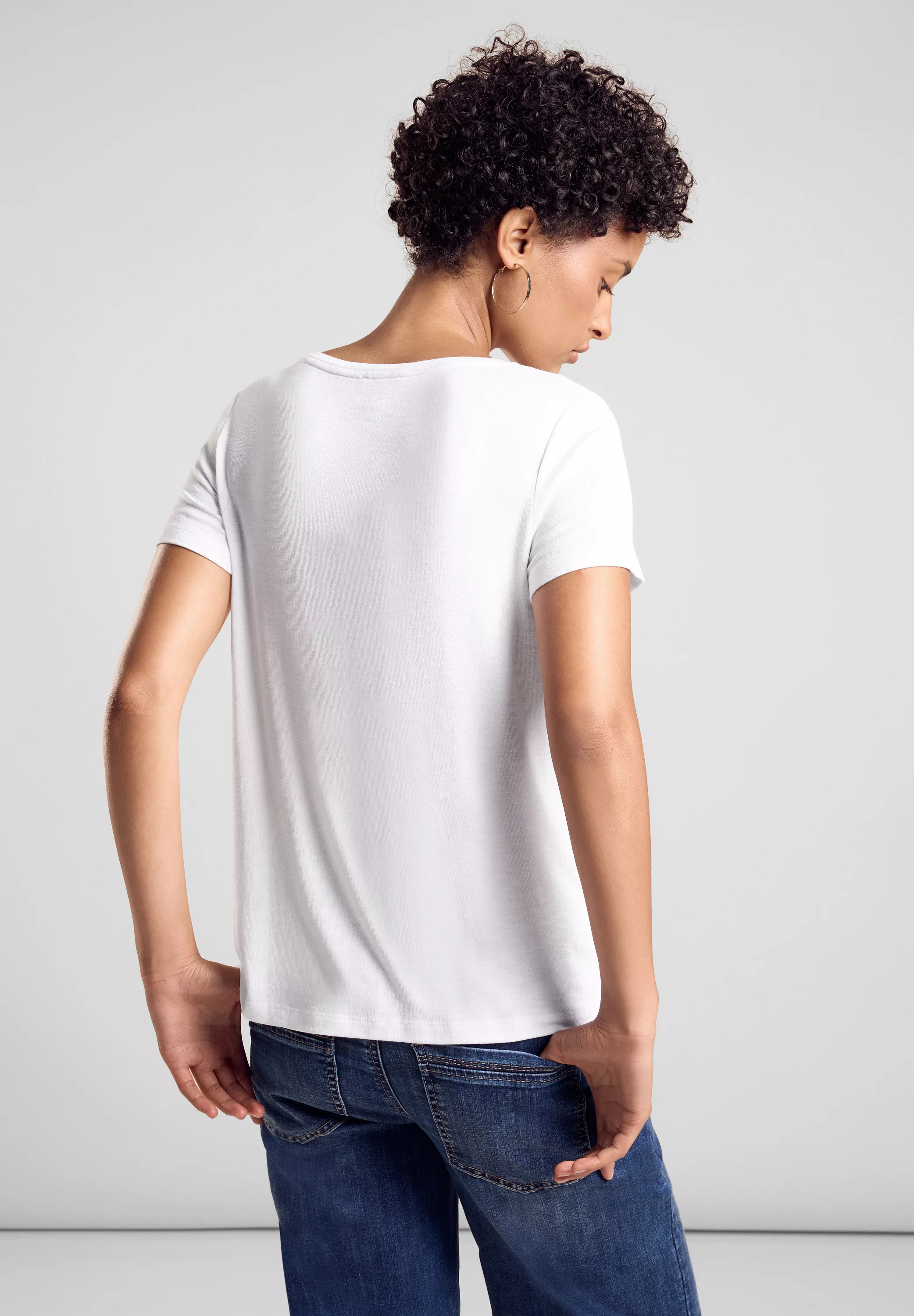 STREET ONE Shirttop mit Frontprint günstig online kaufen