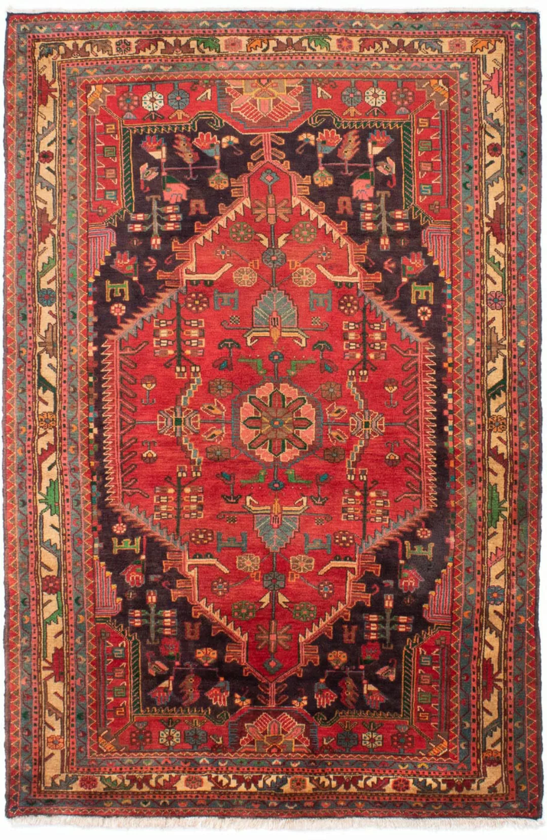 morgenland Orientteppich »Perser - Nomadic - 220 x 135 cm - rot«, rechtecki günstig online kaufen
