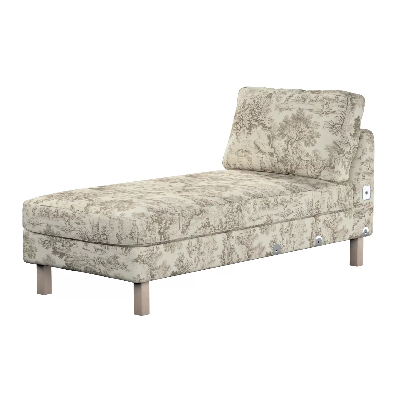 Bezug für Karlstad Recamiere Zustellsofa, kurz, ecru-beige, Bezug für Karls günstig online kaufen