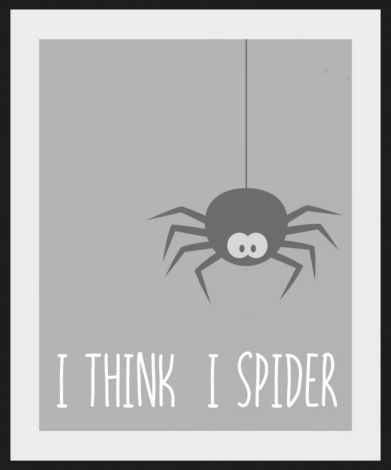 queence Bild "I THINK I SPIDER", Schriftzug, (1 St.) günstig online kaufen