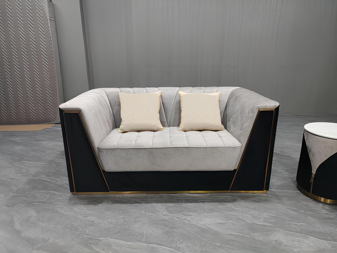 Xlmoebel Sofa Zweisitzer Medusa Sofa Polstermöbel für das Wohnzimmer aus St günstig online kaufen