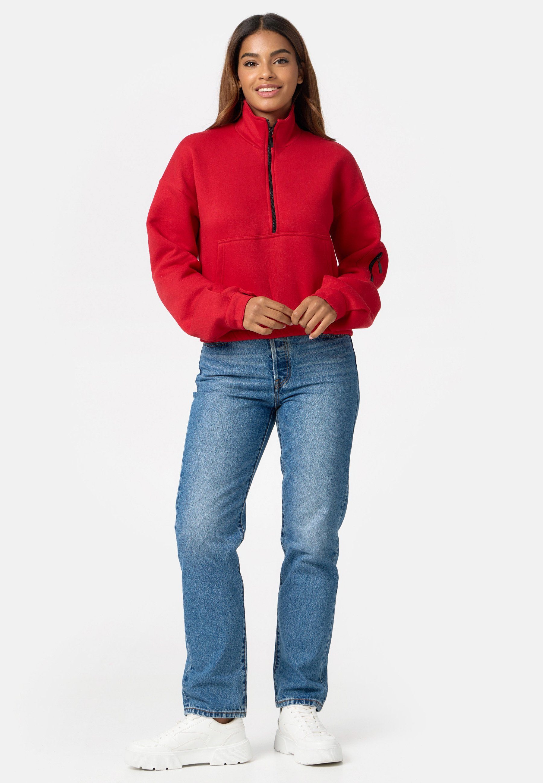 Worldclassca Sweatshirt Worldclassca Oversized Basic Sweatshirt günstig online kaufen