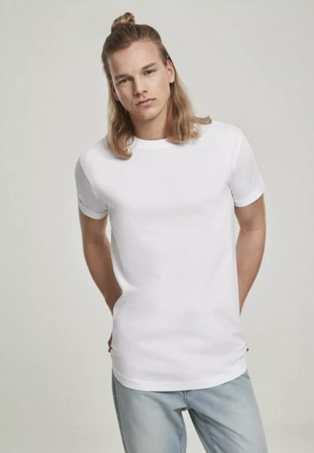 URBAN CLASSICS T-Shirt Urban Classics Herren Short Shaped Turn Up Tee (1-tl günstig online kaufen