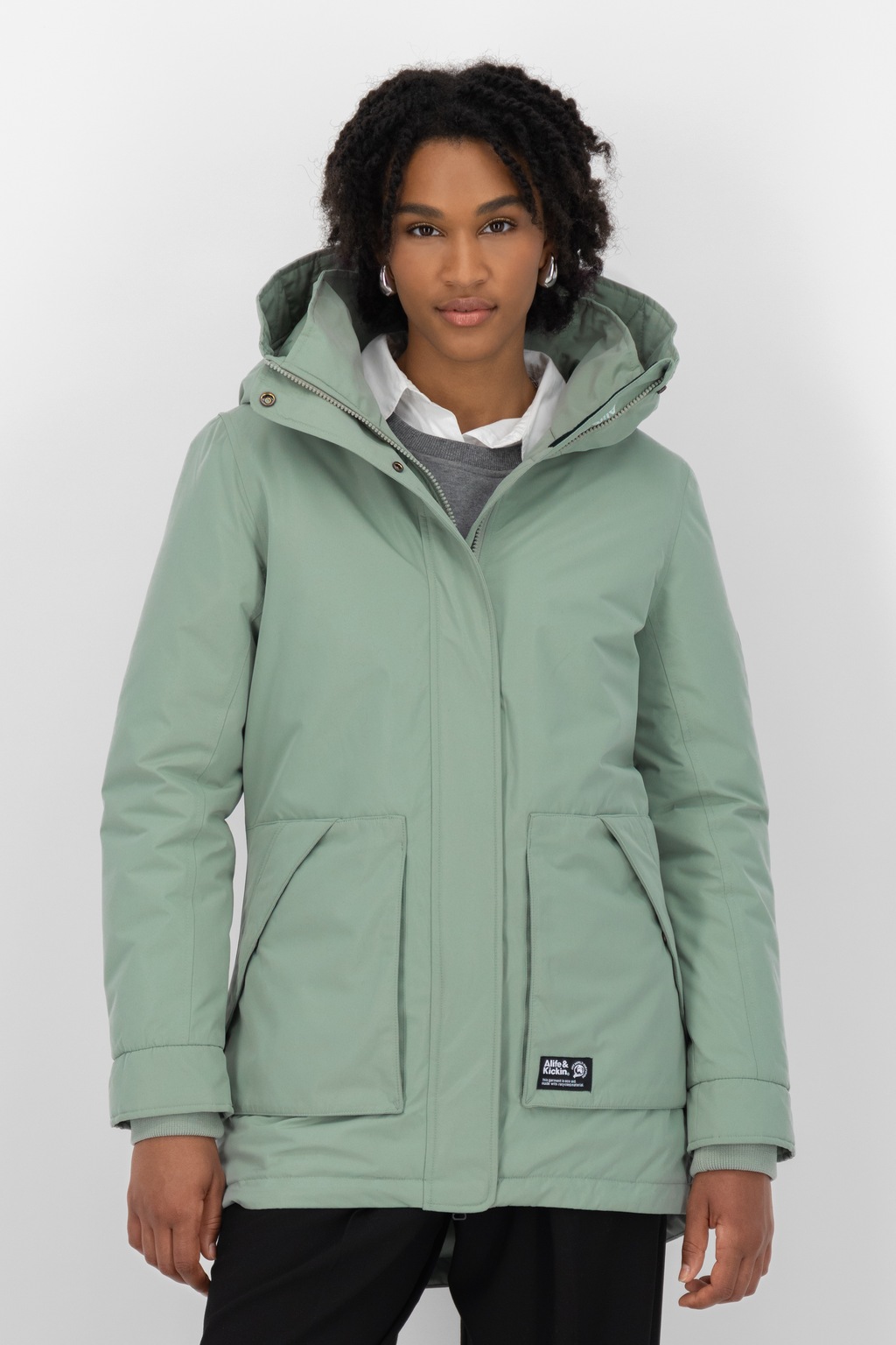 Alife & Kickin Winterjacke "Damen FloraAK A", Gefütterte Winterjacke mit ku günstig online kaufen