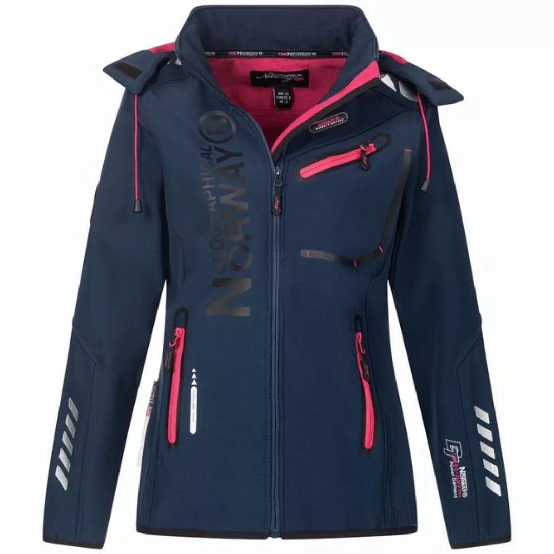 Geographical Norway Softshelljacke Damen Outdoor Windbreaker Regen Funktion günstig online kaufen