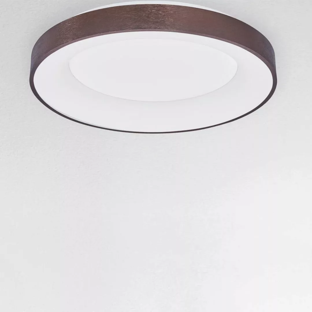 LED Deckenleuchten Rando Thin in Braun 50W 3250lm günstig online kaufen