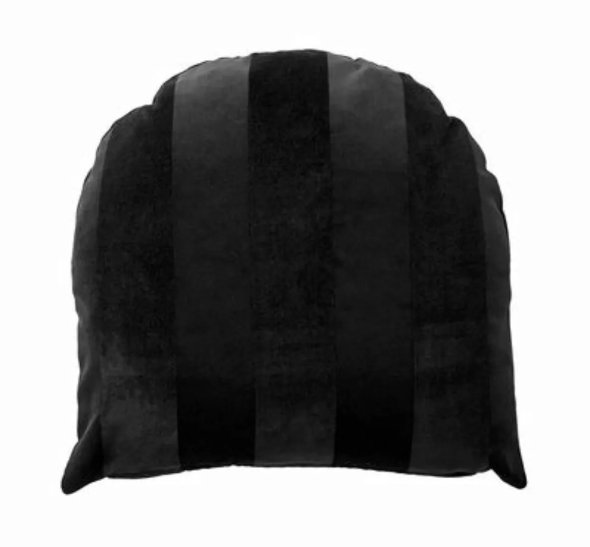 Kissen Arcus textil schwarz / 50 x 50 cm - Velours - AYTM - Schwarz günstig online kaufen