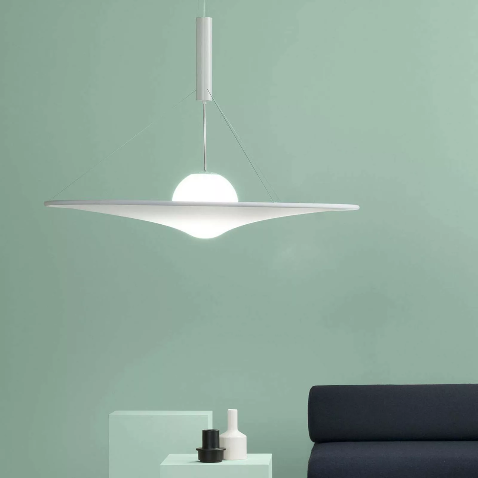 Axolight Manto LED-Designer-Pendelleuchte, Ø 180cm günstig online kaufen