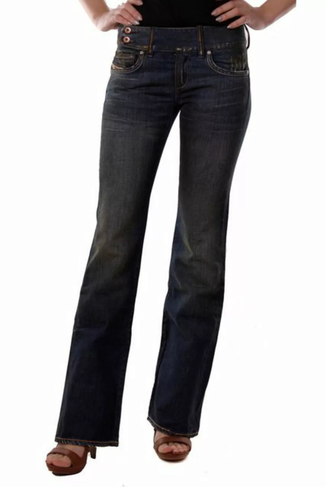 Diesel Bootcut-Jeans Diesel Damen Jeans Cherone 0082H Bootcut günstig online kaufen