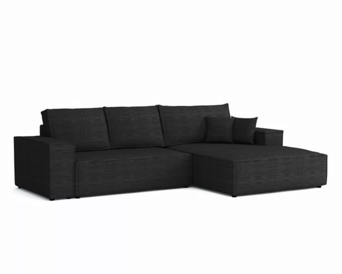 Deine Möbel 24 Wohnlandschaft MARCO 294 cm breit Ecksofa Sofa Wohnzimmer L- günstig online kaufen