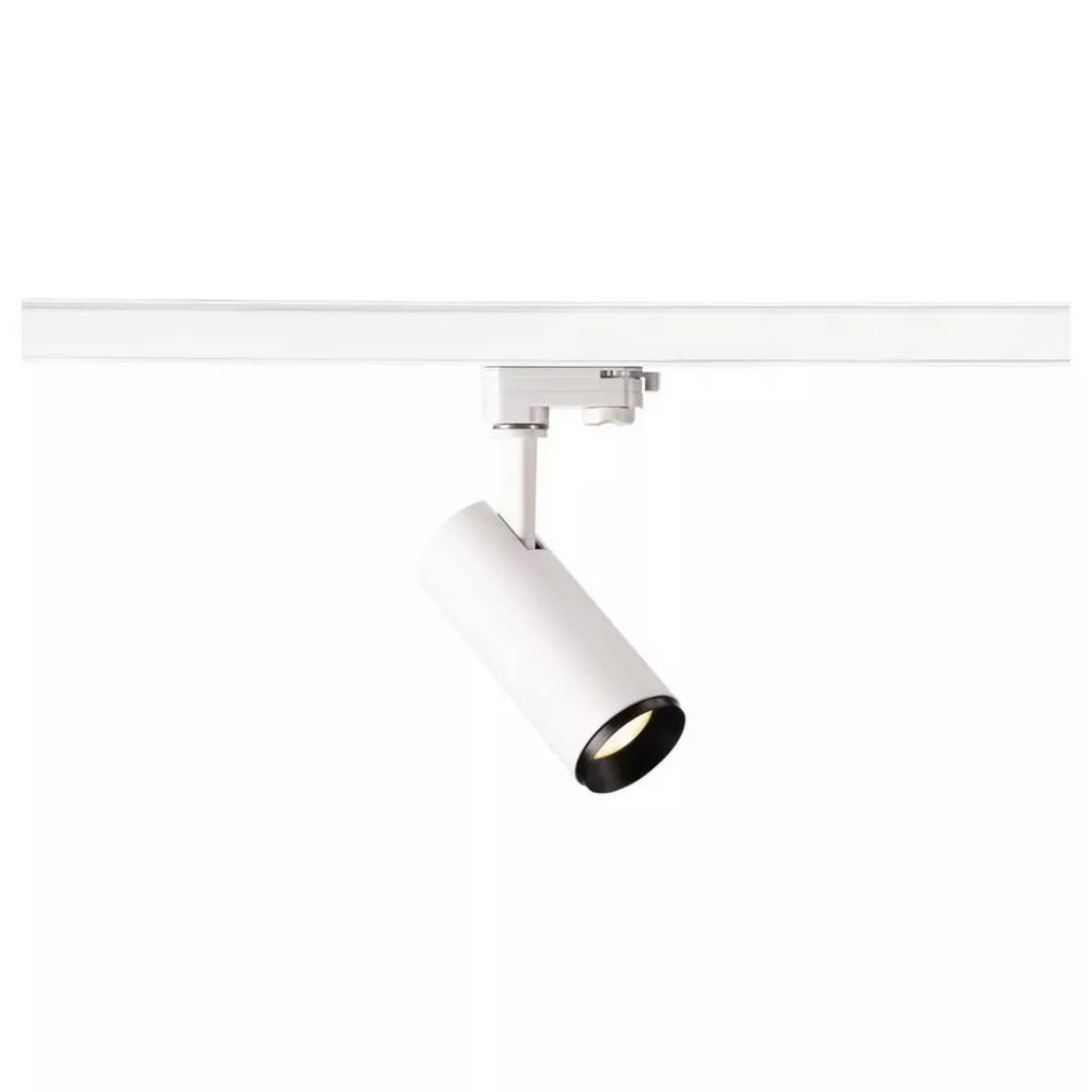 LED 3-Phasen-Spot Numinos in Weiß und Schwarz 10,42W 1020lm 3000K 60° günstig online kaufen